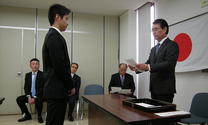 入社式2